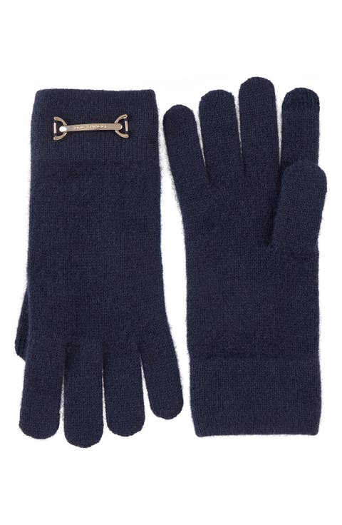 Horsebit Cashmere Tech Gloves