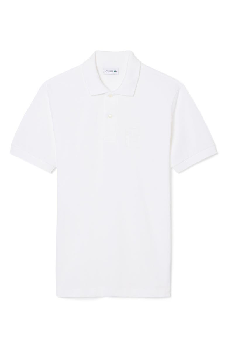 Lacoste Cotton Piquè Polo, Main, color, White