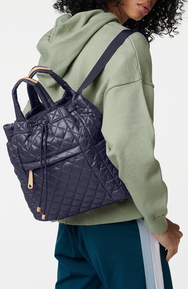 MZ Wallace Small Metro Water Resistant convertible Backpack, Alternate, color,