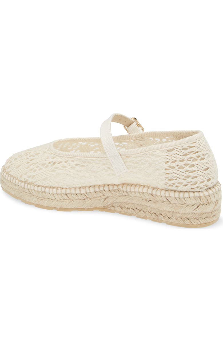 Toni Pons Inca Espadrille Wedge, Alternate, color, Ivory