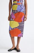 Issey Miyake Market Plissé Midi Skirt