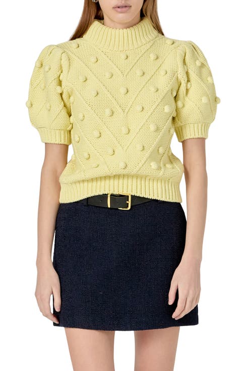 P.A.R.O.S.H. 売れ筋商品|||パロッシュ ニット&セーター アウター レディース Turtlenecks Yellow HOTOUCH Sweater Dress for Women Loose Swing Sweater Vest