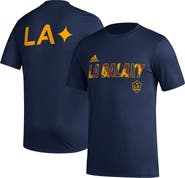 adidas Men's adidas Navy LA Galaxy Team Jersey Hook AEROREADY T-Shirt