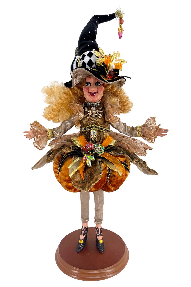 Pumpkin Pie Witch, Small, Main, color, Orange