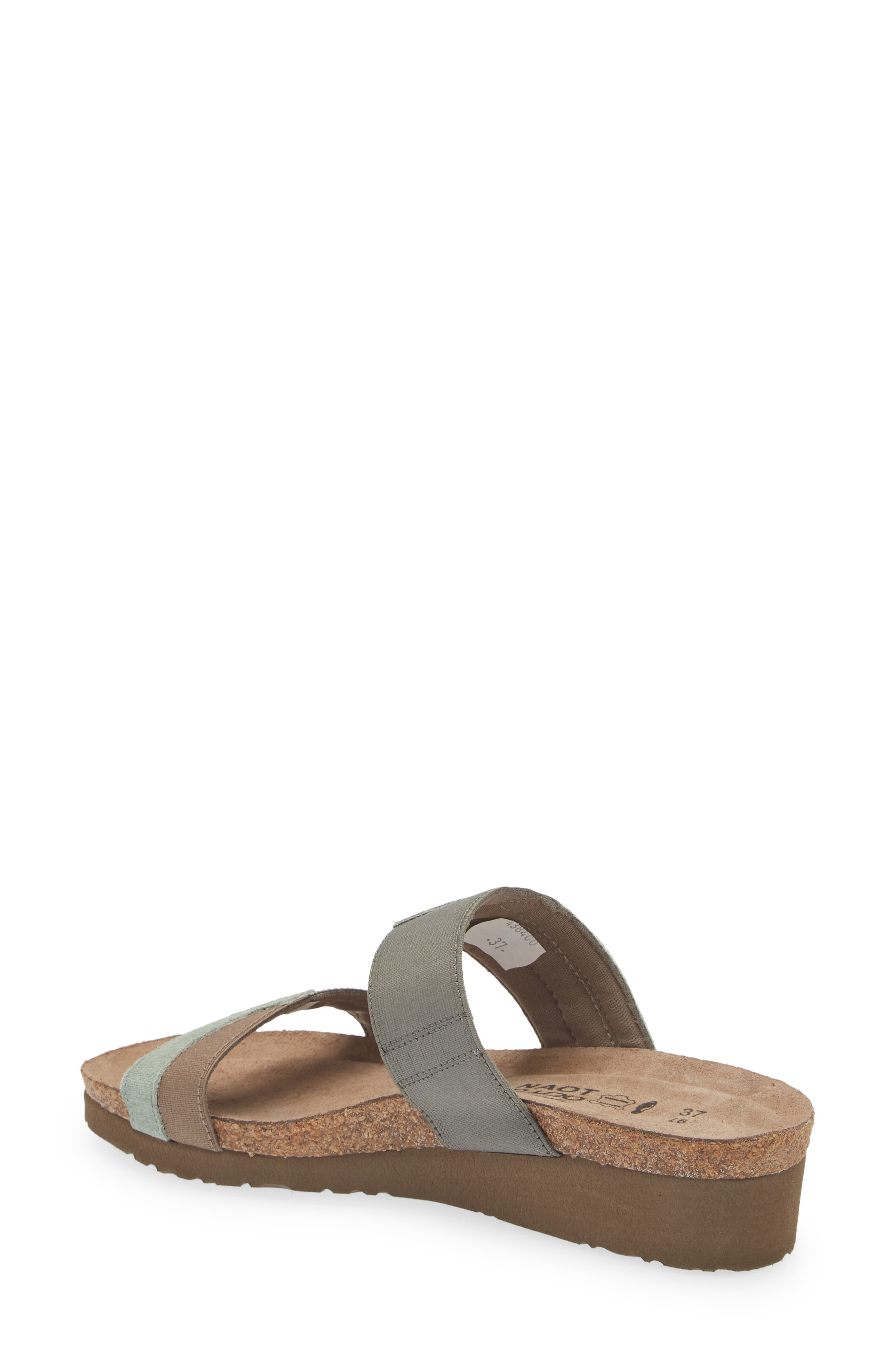 Frankie Slide Sandal, Alternate, color, TEAL/ GRAY/KHAKI PATINA