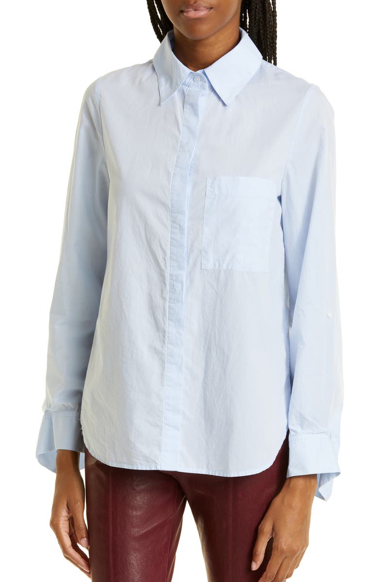 TWP The Boyfriend Cotton Button-Up Shirt, Alternate, color,
