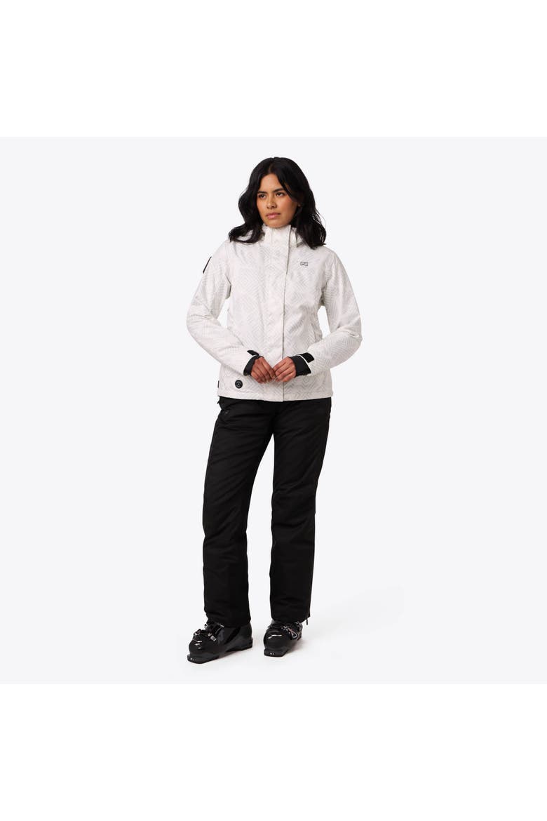 Denali Women's Heated Waterproof Snow Jacket, Alternate, color, Geo