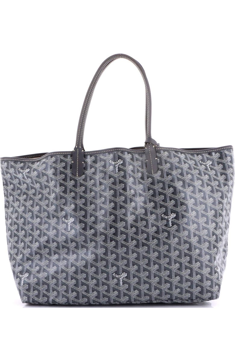 Pre-Owned Goyard Saint Louis Tote Coated Canvas PM, Alternate, color, Gray