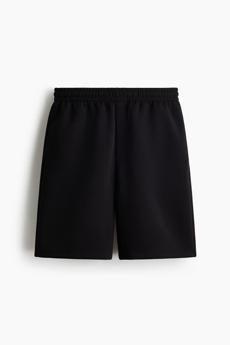 Relaxed Fit Interlock Shorts, Main, color, Black
