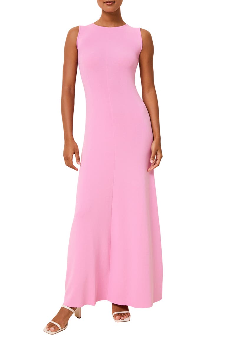The Lucerne Sleeveless Maxi Dress, Main, color, BON BON