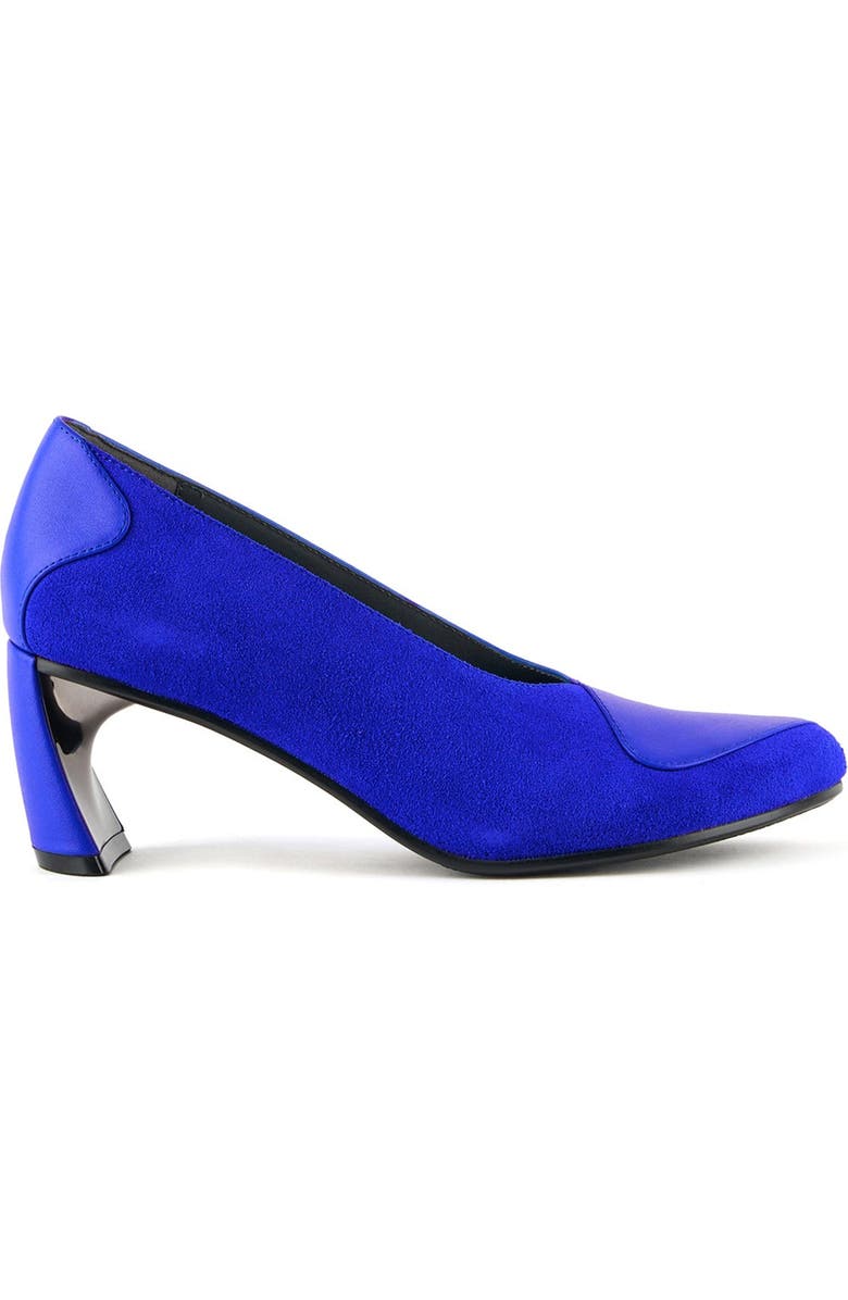United Nude Zuma Dana Mid Pumps, Main, color, Dazzling Blue