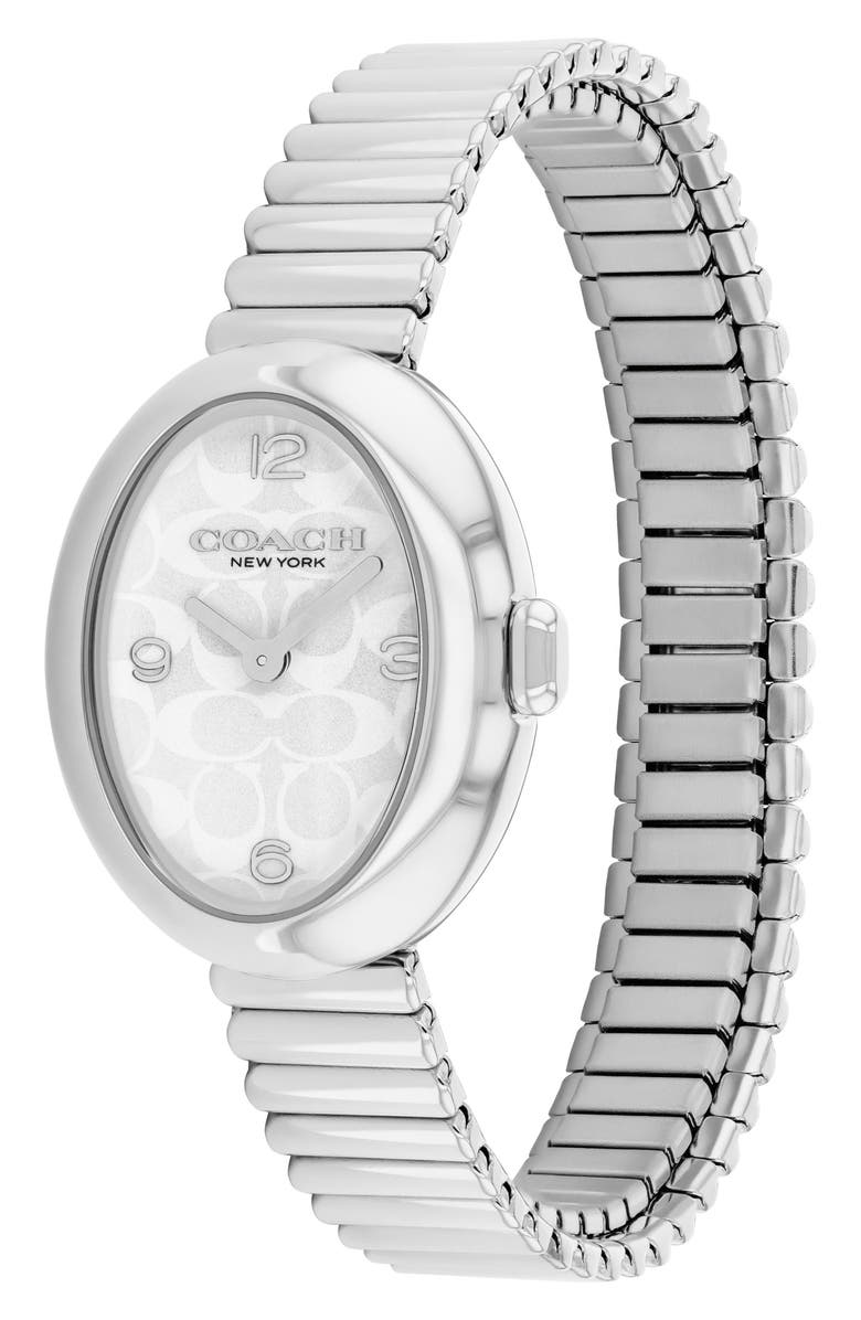 COACH Sammy Bracelet Watch, 22.5mm, Alternate, color, Silver White