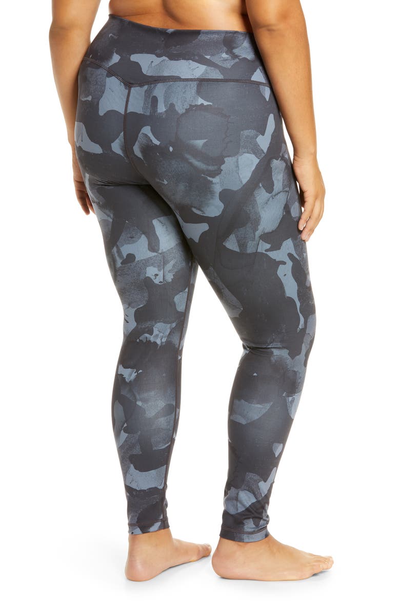 High Waist Studio Lite Ankle Leggings, Alternate, color, BLACK- GREY SHANNO PRINT