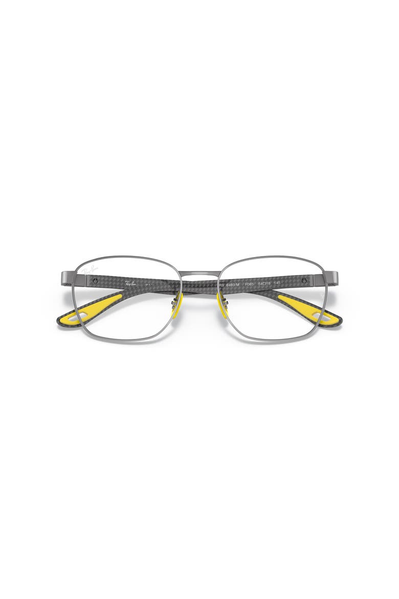 54mm Rectangle optical glasses, Alternate, color, Grey