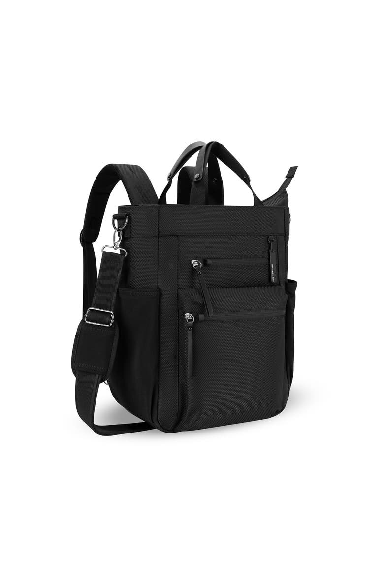 Soleil 2 Piece Set Anti Theft Convertible Backpack & Meridian 22" Carry On, Alternate, color, Carbon/Sage