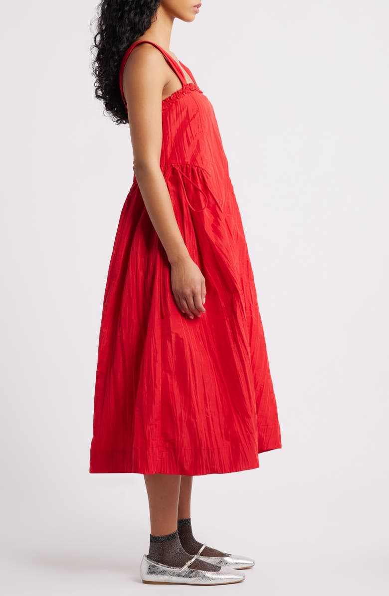 Damson Madder Elina Midi Dress, Alternate, color, Red