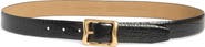 Treasure & Bond Tana Croc Embossed Leather Belt