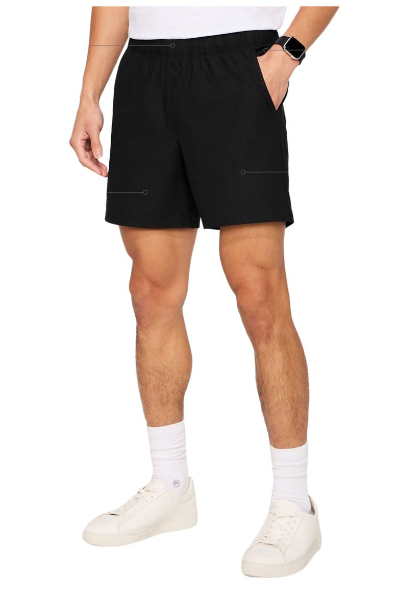 The Don Pull-On Short 6", Alternate, color, Black