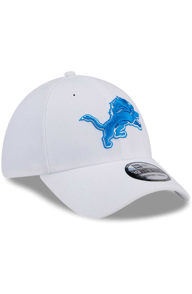 New Era Men's New Era White Detroit Lions Main 39THIRTY Flex Hat, Alternate, color, 