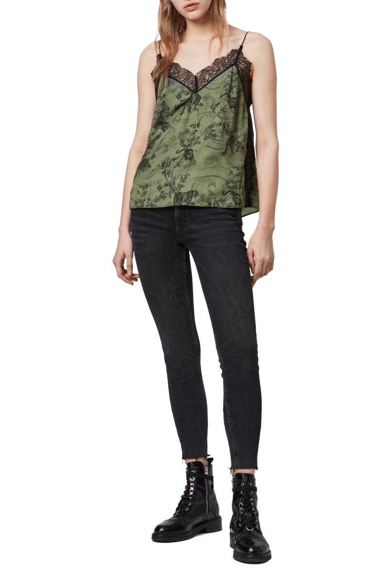 AllSaints Sky Strength Camisole, Alternate, color,