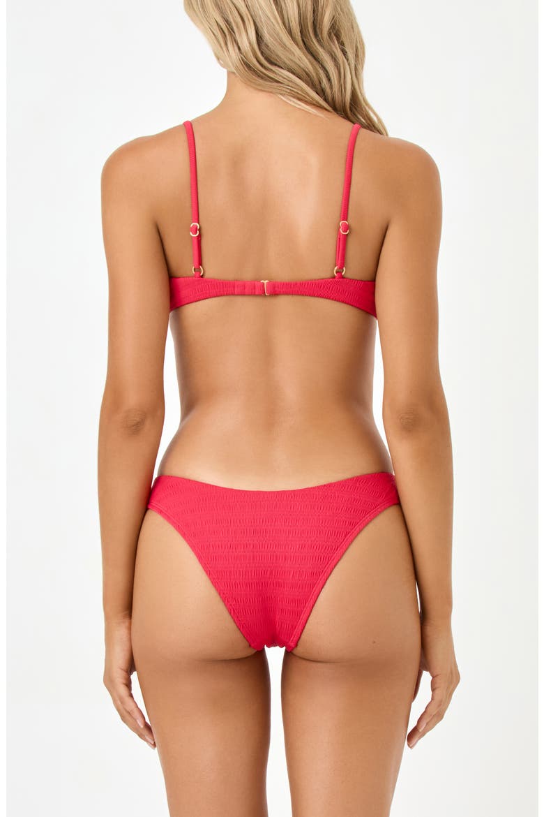 Rocky Classic Pucker Textured Bikini Bottoms, Alternate, color, POUT