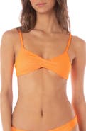 Maaji Tangerine Dream Temis Reversible Twist Front Bikini Top