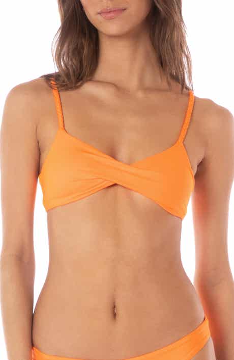 Maaji Tangerine Dream Temis Reversible Twist Front Bikini Top