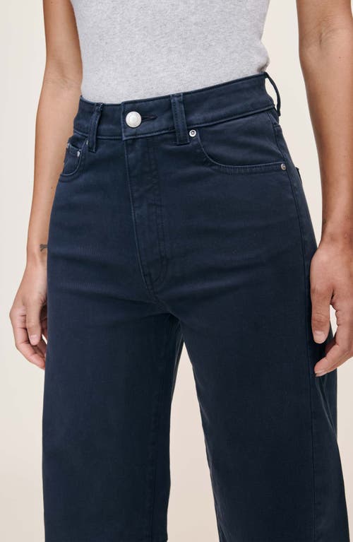 Dl1961 Miro High Waist Ankle Barrel Twill Pants In Blue