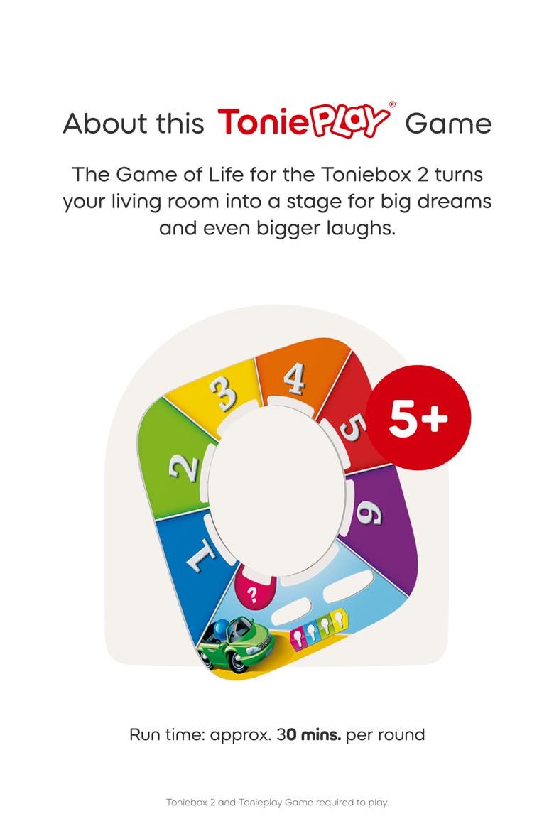 Kids' Game of Life Tonieplay Game, Alternate, color, MULTICOLOR