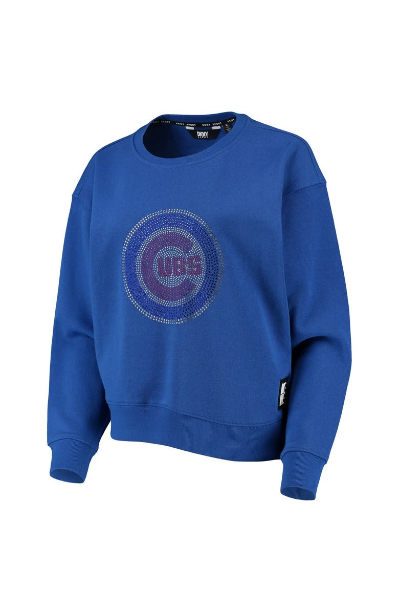 DKNY SPORT Women's DKNY Sport Royal Chicago Cubs Carrie Pullover Sweatshirt, Alternate, color, 