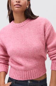 MANGO TEEN Marled Crewneck Sweater