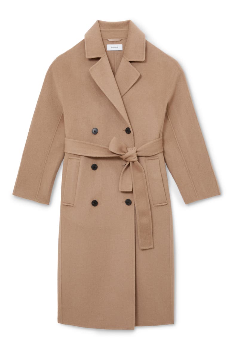 Marina Wool Blend Coat, Alternate, color, CAMEL