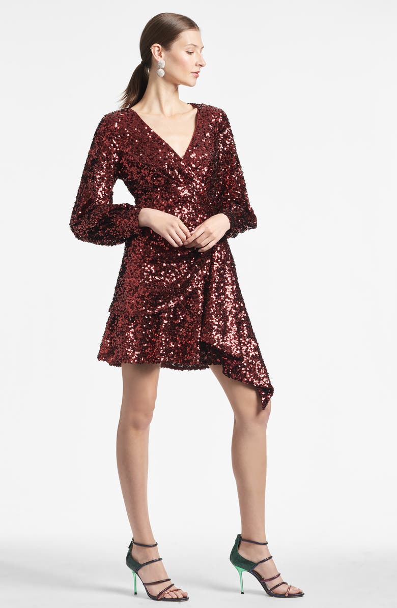 knee length dresses for ladies Delaney Embellished Mini Dress – Rebecca Vallance main image 0