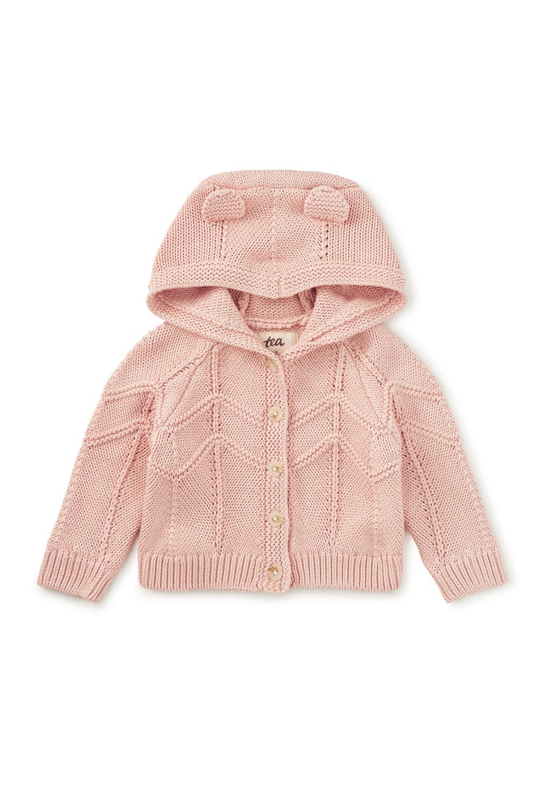 Creature Comfort Baby Cardigan, Alternate, color, Rosada