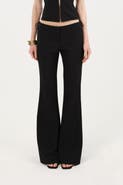 Nocturne Side Tie Low Rise Slim Fit Trousers