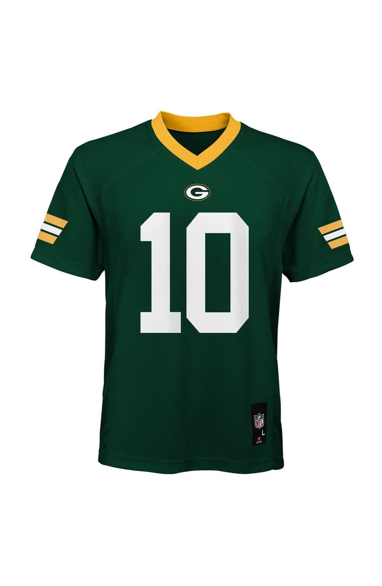 Outerstuff Preschool Outerstuff Jordan Love Green Green Bay Packers Replica Player Jersey, Alternate, color, Green