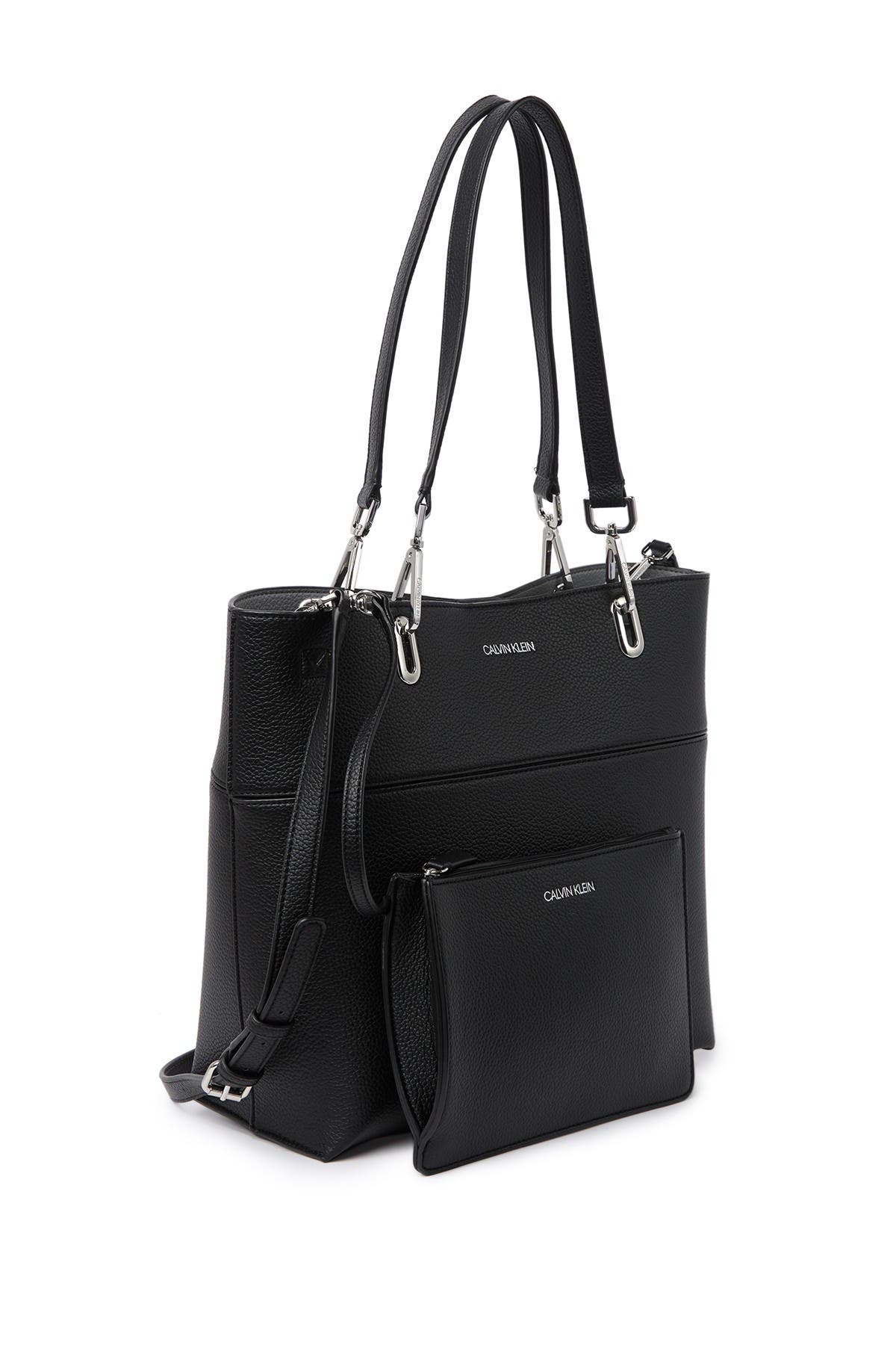 Calvin Klein Novelty Jet Link Tote Bag, Alternate, color, 