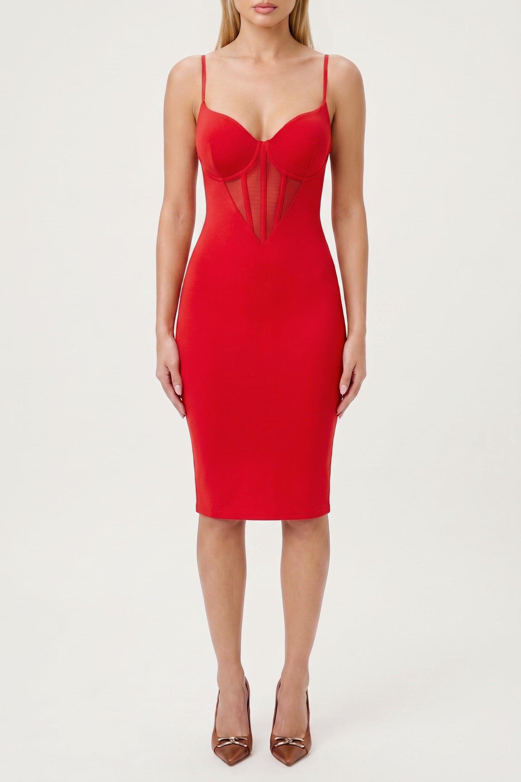 Bright red