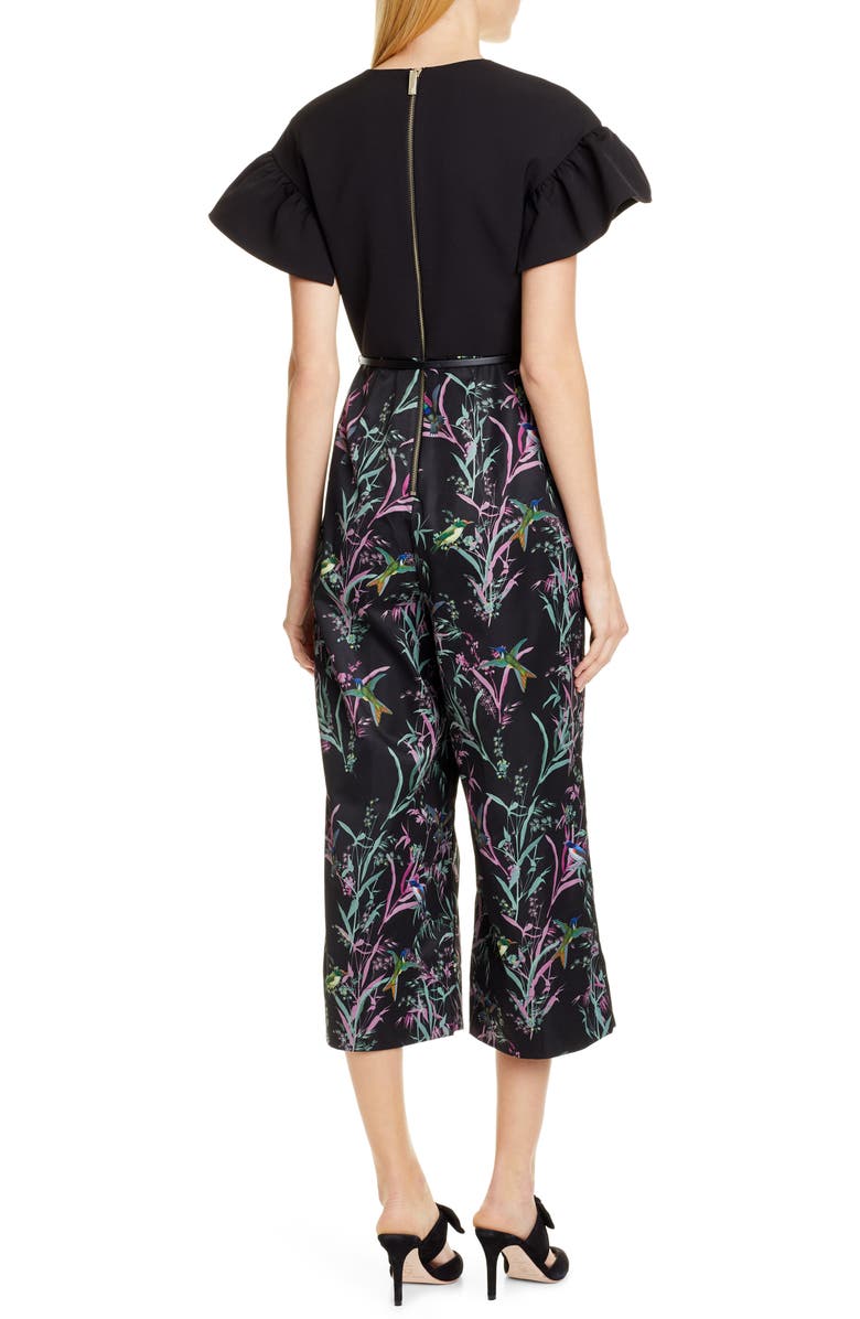 Ted Baker London Darcyy Fortune Culotte Jumpsuit, Alternate, color, 