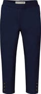 Hope & Henry Girls' Button Cuff Ponte Pant, Toddler