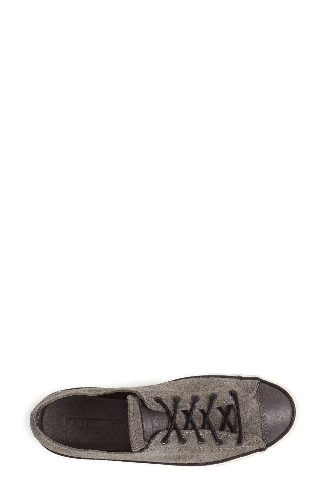 Chuck Taylor® All Star® 'Fancy' Leather Sneaker, Alternate, color, CHARCOAL