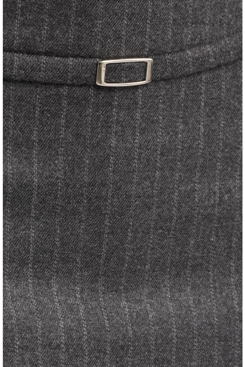 Delirio Pinstripe Miniskirt, Alternate, color, GRIS
