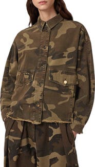 AllSaints Hettie Camo Shacket