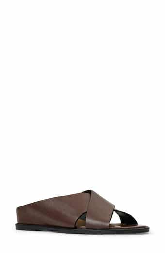Potenza Waterproof Leather Slide Sandal