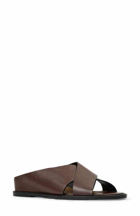 Potenza Waterproof Leather Slide Sandal