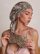 SILKSILKY Pure Silk Bonnet+Eye Mask Set
