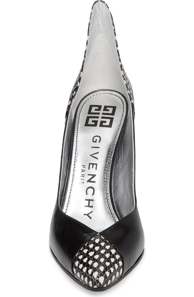 Givenchy Kangaroo Leather Pointy Toe Pump, Alternate, color,