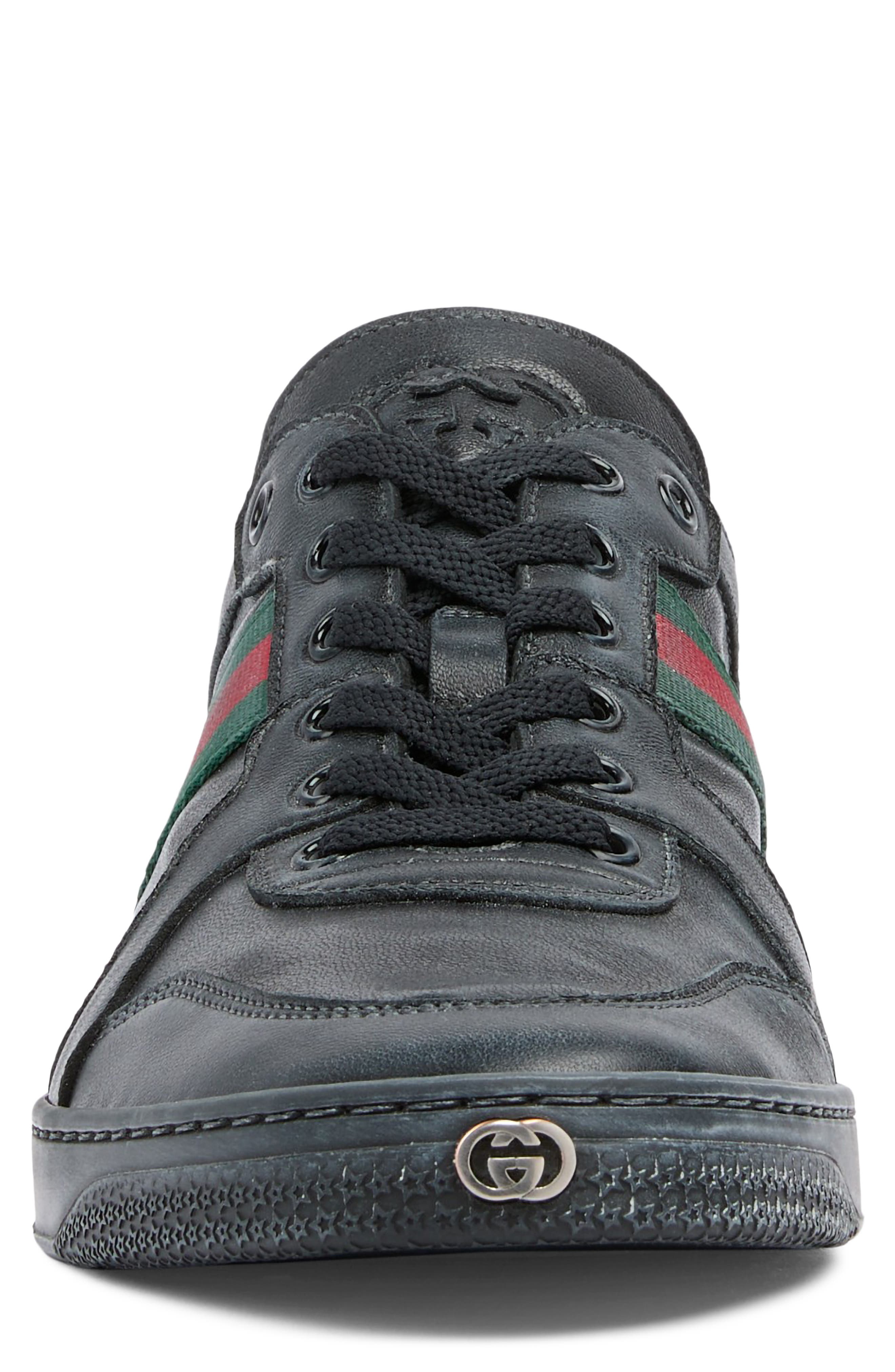Gucci Coda Low Top Sneaker, Alternate, color, Black