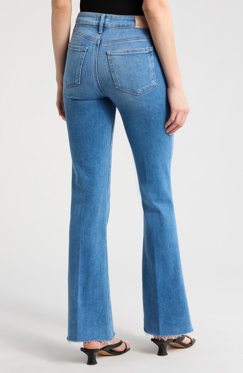PAIGE Laurel Canyon Raw Hem Bootcut Jeans, Alternate, color, Mesmerize