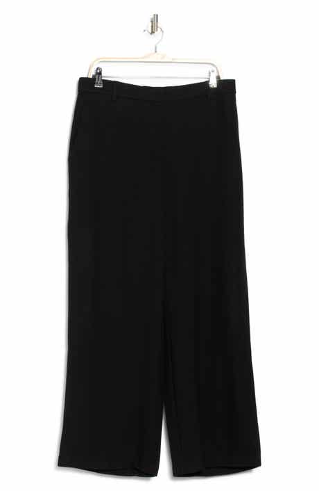 High Waist Wool Trousers